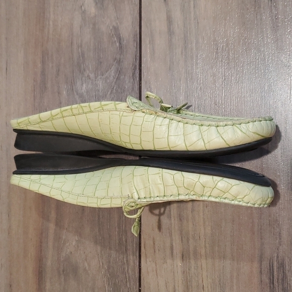 Talbots crocs style moccasin loafer flat shoes sz 5.5 - Picture 4 of 14